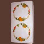 ~Abundance Almond Fruit Corelle Burner Covers Double