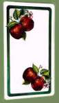 _ A 4 Apples Burner Cover Set - Double Metal