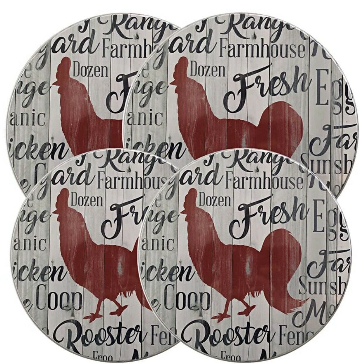 ~Country Farmhouse - Round Stove Burner Covers